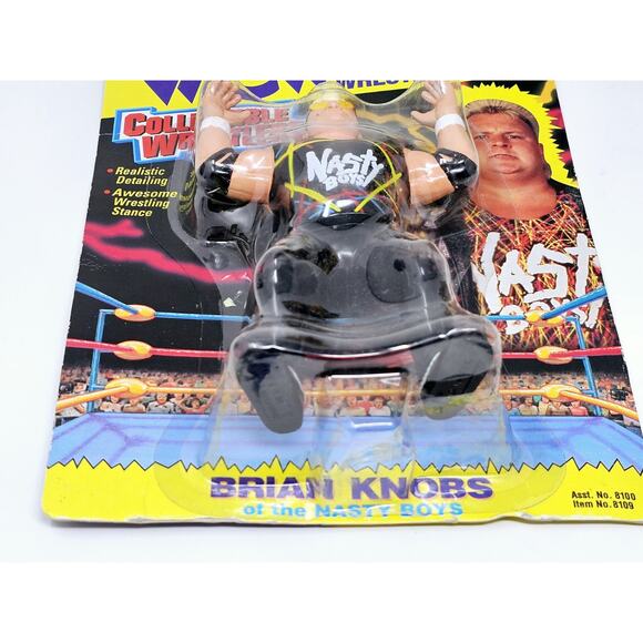 WCW The Nasty Boys Tag Team Wrestlers 1994 Jerry Sags & Brain Knobs Unopened - Picture 5 of 16